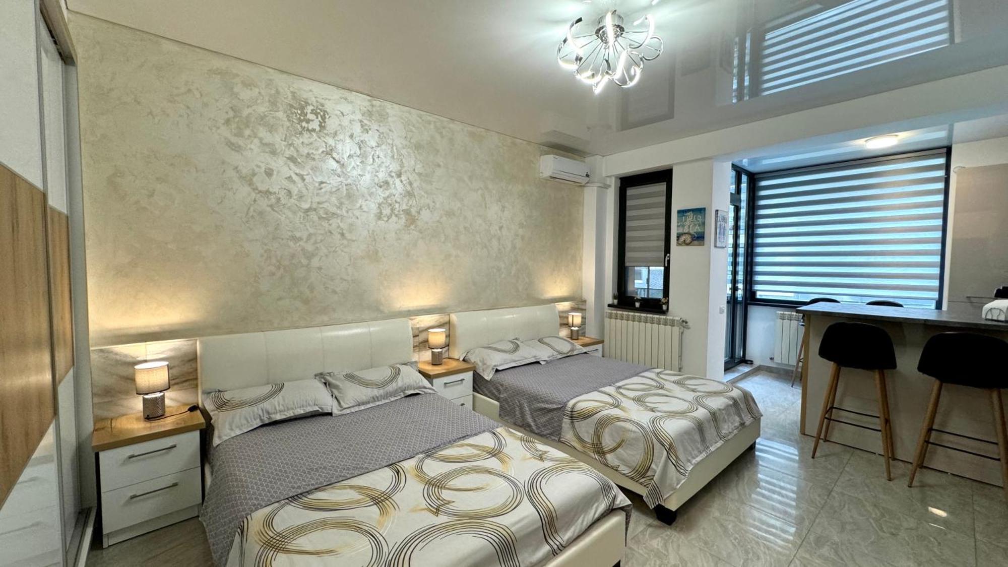 Seaview Deluxe Double Studio - Beachfront Resort Navodari Exterior photo